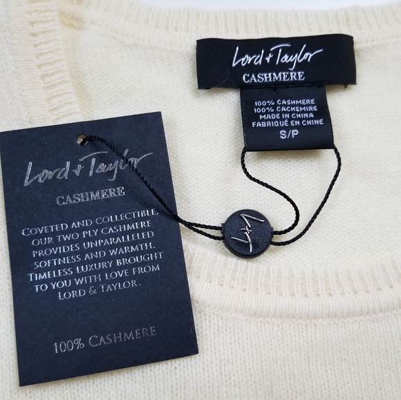 Lord & Taylor Cashmere Sweater - Picture 2 of 9